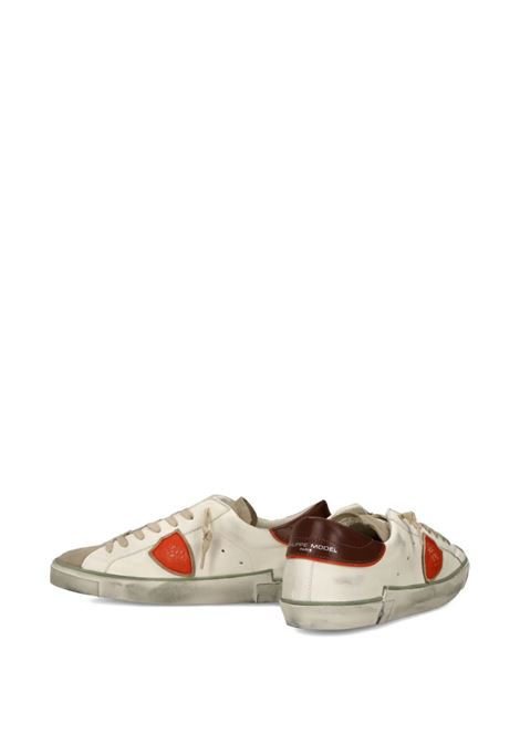 Sneakers Prsx Bianche, Arancioni e Marroni PHILIPPE MODEL | PRLUVVB3